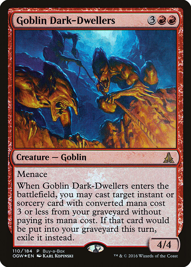 Goblin Dark-Dwellers (Buy-A-Box) [Oath of the Gatewatch Promos] | L.A. Mood Comics and Games