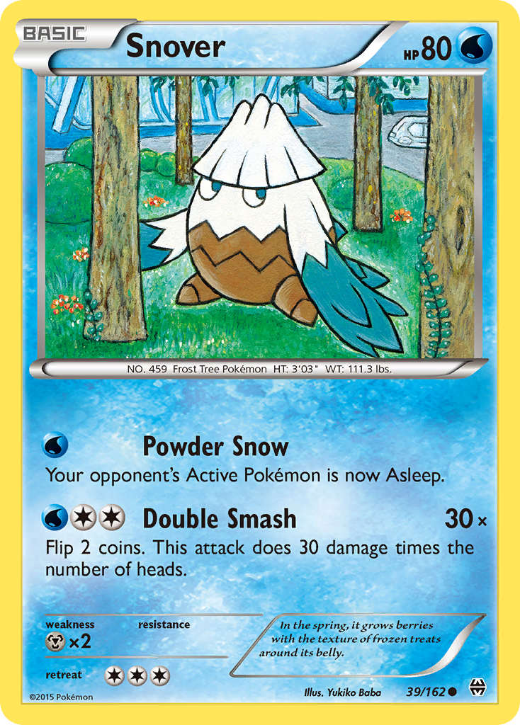 Snover (39/162) [XY: BREAKthrough] | L.A. Mood Comics and Games