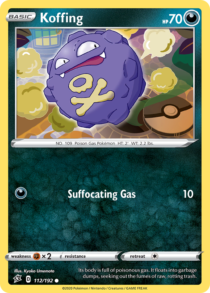 Koffing (112/192) [Sword & Shield: Rebel Clash] | L.A. Mood Comics and Games