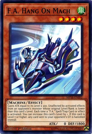 F.A. Hang On Mach [MP18-EN092] Common | L.A. Mood Comics and Games