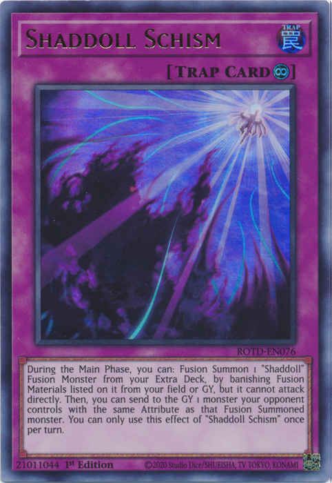 Shaddoll Schism [ROTD-EN076] Ultra Rare | L.A. Mood Comics and Games