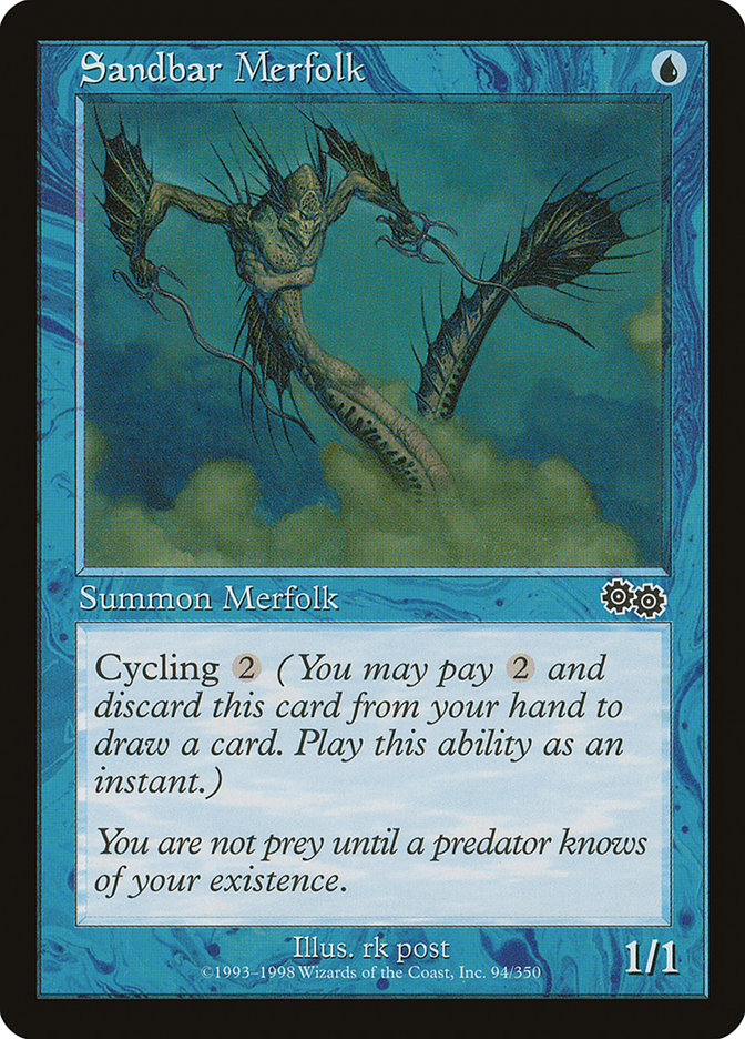 Sandbar Merfolk [Urza's Saga] | L.A. Mood Comics and Games