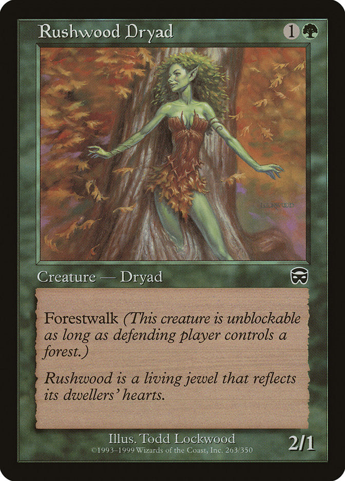 Rushwood Dryad [Mercadian Masques] | L.A. Mood Comics and Games