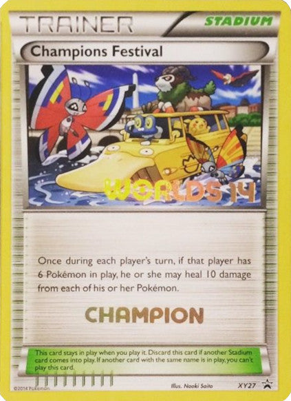 Champions Festival (XY27) (2014 Champion) [XY: Black Star Promos] | L.A. Mood Comics and Games