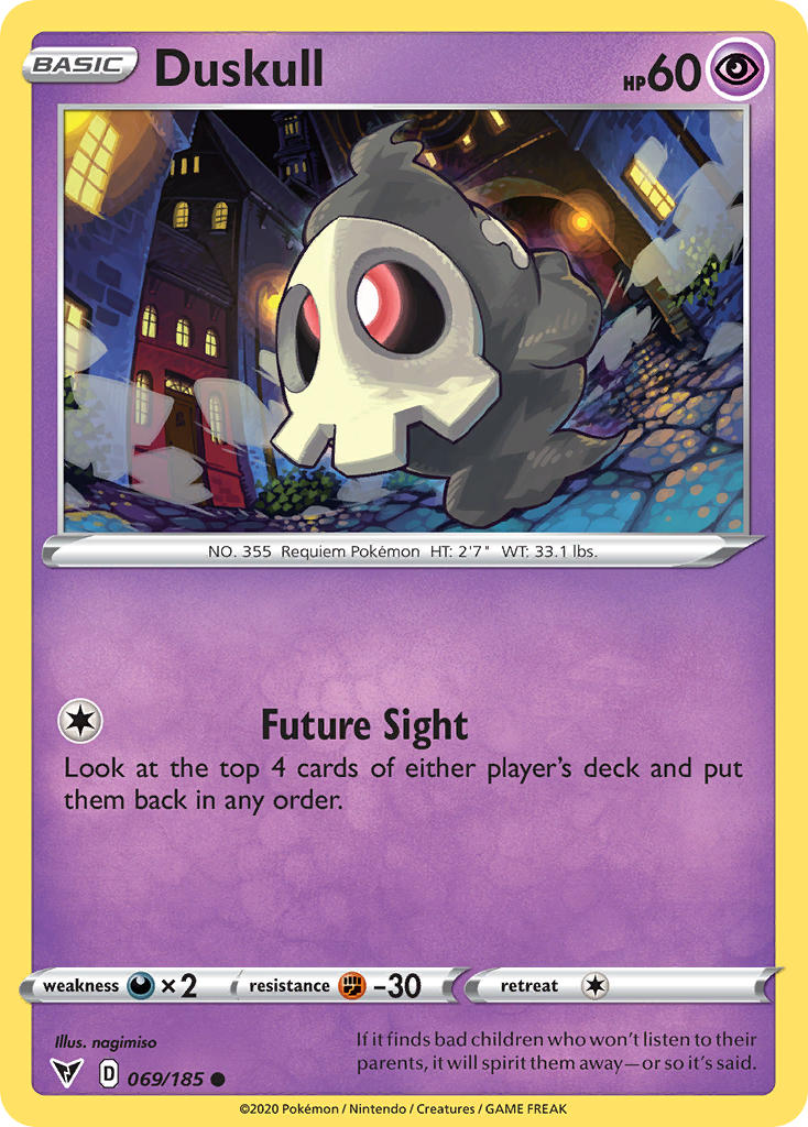 Duskull (069/185) [Sword & Shield: Vivid Voltage] | L.A. Mood Comics and Games