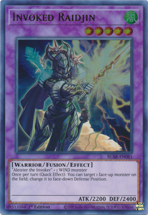 Invoked Raidjin [BLAR-EN081] Ultra Rare | L.A. Mood Comics and Games