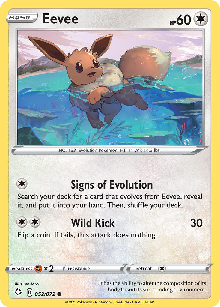 Eevee (052/072) [Sword & Shield: Shining Fates] | L.A. Mood Comics and Games