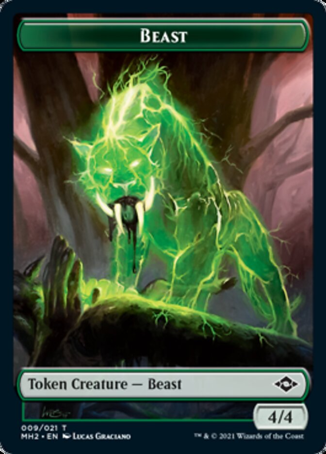 Beast Token [Modern Horizons 2 Tokens] | L.A. Mood Comics and Games