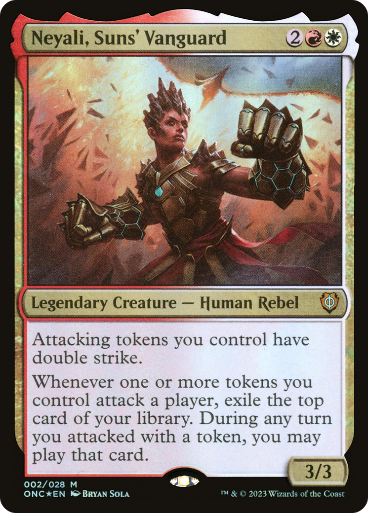 Neyali, Suns' Vanguard [Phyrexia: All Will Be One Commander] | L.A. Mood Comics and Games