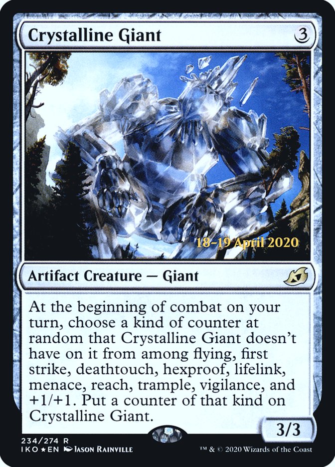 Crystalline Giant [Ikoria: Lair of Behemoths Prerelease Promos] | L.A. Mood Comics and Games