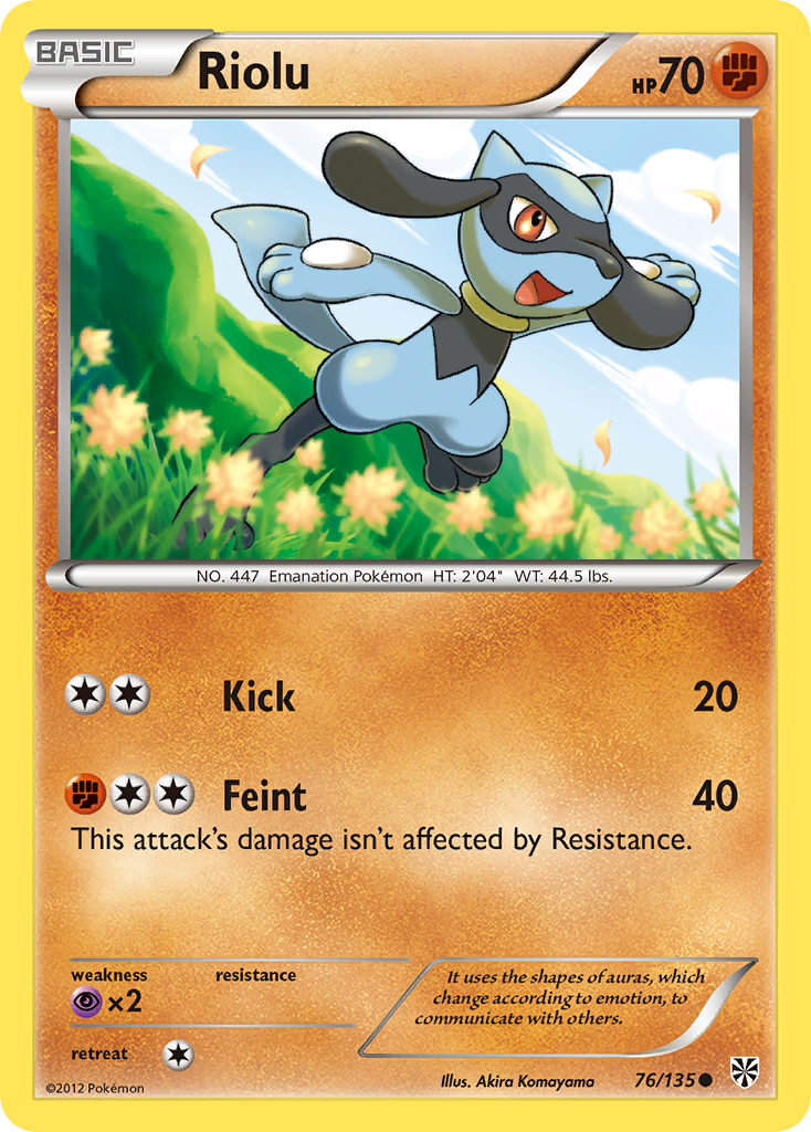 Riolu (76/135) [Black & White: Plasma Storm] | L.A. Mood Comics and Games