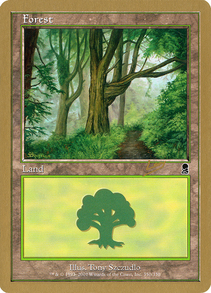 Forest (rl350) (Raphael Levy) [World Championship Decks 2002] | L.A. Mood Comics and Games