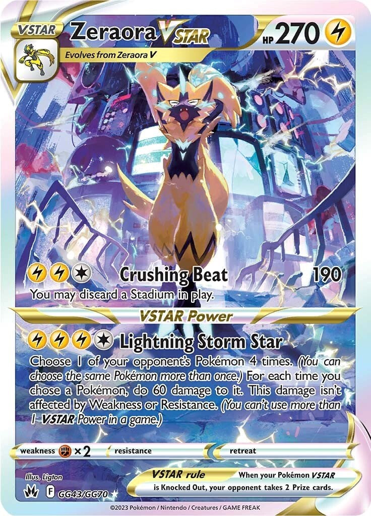 Zeraora VSTAR (GG43/GG70) [Sword & Shield: Crown Zenith] | L.A. Mood Comics and Games