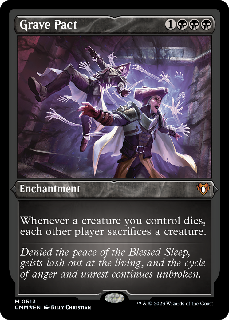Grave Pact (Foil Etched) [Commander Masters] | L.A. Mood Comics and Games