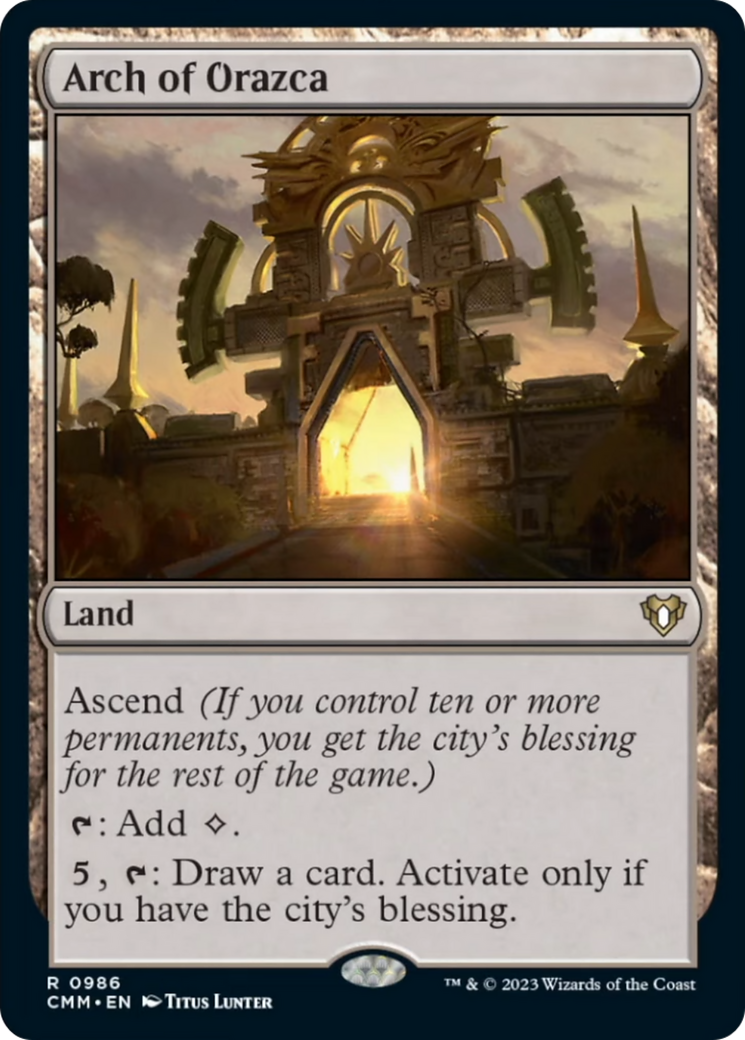 Arch of Orazca [Commander Masters] | L.A. Mood Comics and Games