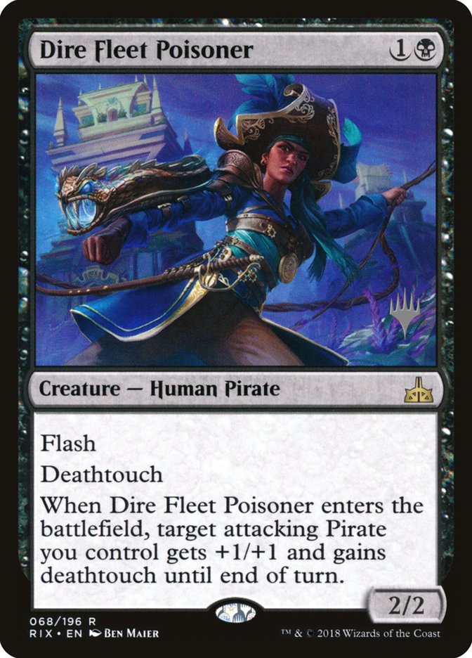 Dire Fleet Poisoner (Promo Pack) [Rivals of Ixalan Promos] | L.A. Mood Comics and Games