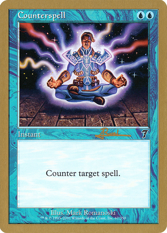 Counterspell (Antoine Ruel) (7ED) [World Championship Decks 2001] | L.A. Mood Comics and Games
