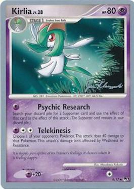 Kirlia LV.28 (8/17) (Psychic Lock - Jason Klaczynski) [World Championships 2008] | L.A. Mood Comics and Games