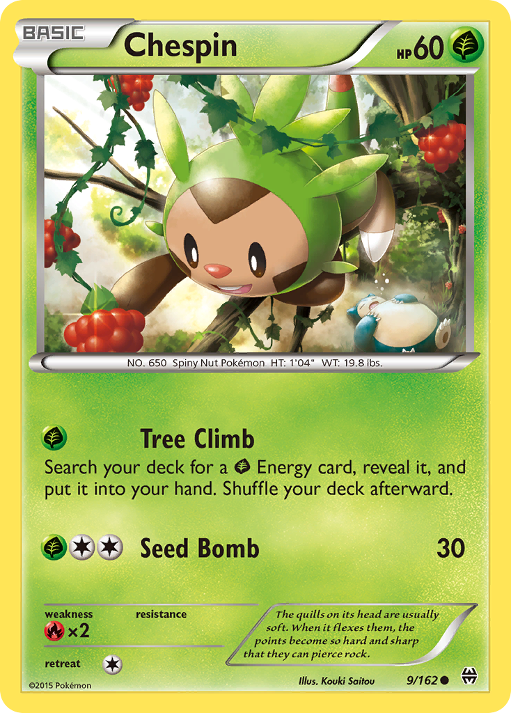 Chespin (9/162) [XY: BREAKthrough] | L.A. Mood Comics and Games