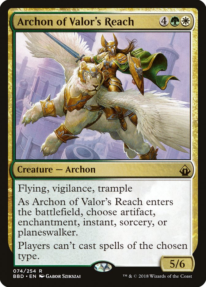 Archon of Valor's Reach [Battlebond] | L.A. Mood Comics and Games