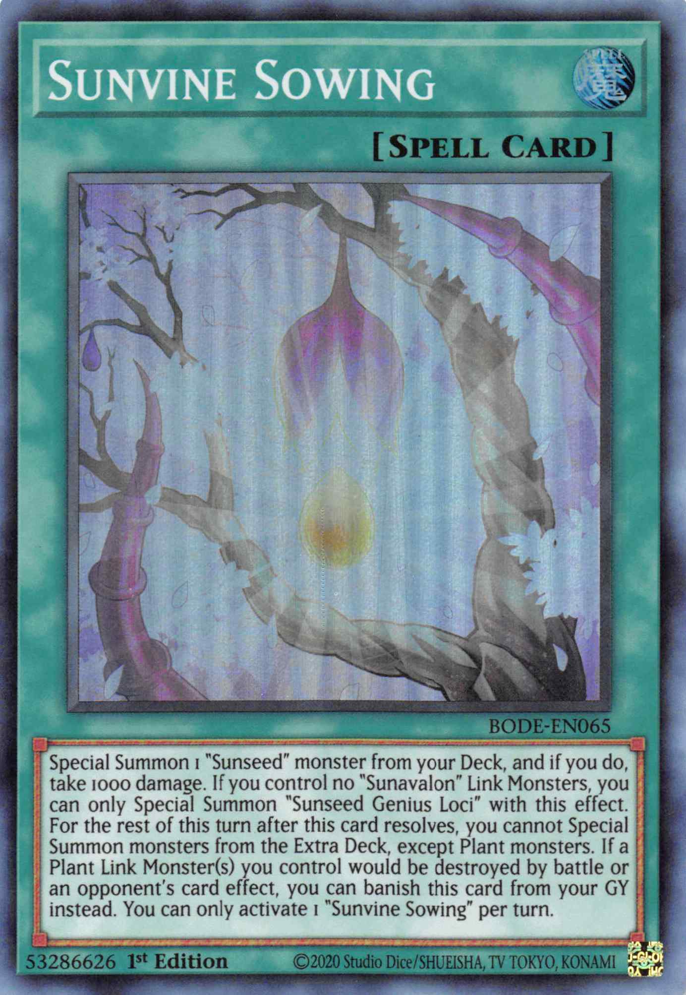 Sunvine Sowing [BODE-EN065] Super Rare | L.A. Mood Comics and Games