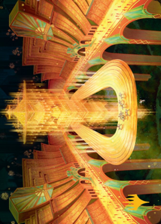 Racers' Ring Art Card (Gold-Stamped Signature) [Streets of New Capenna Art Series] | L.A. Mood Comics and Games