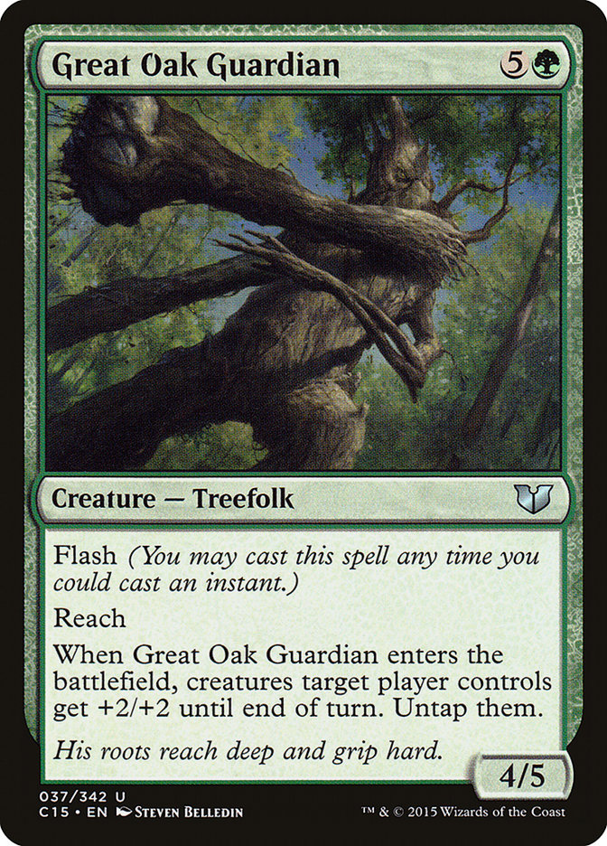 Great Oak Guardian [Commander 2015] | L.A. Mood Comics and Games