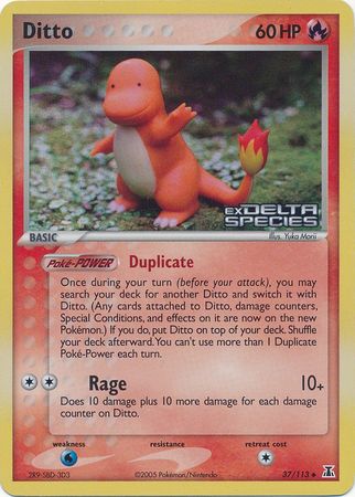 Ditto (37/113) (Stamped) [EX: Delta Species] | L.A. Mood Comics and Games