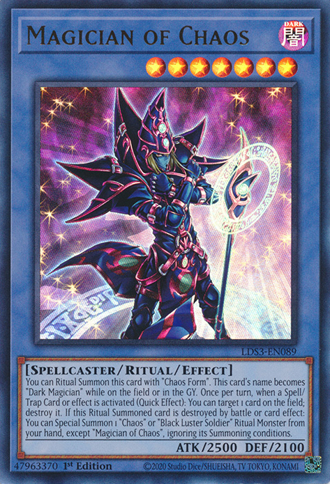 Magician of Chaos [LDS3-EN089] Ultra Rare | L.A. Mood Comics and Games