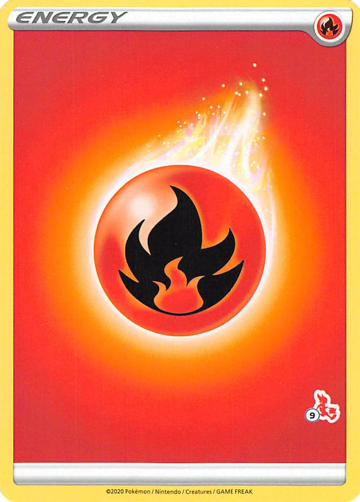 Fire Energy (Cinderace Stamp #9) [Battle Academy 2022] | L.A. Mood Comics and Games