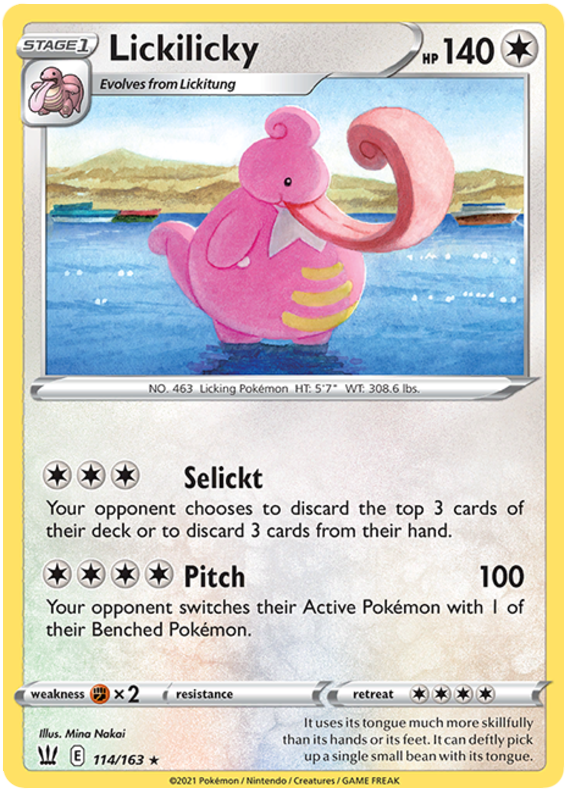 Lickilicky (114/163) [Sword & Shield: Battle Styles] | L.A. Mood Comics and Games