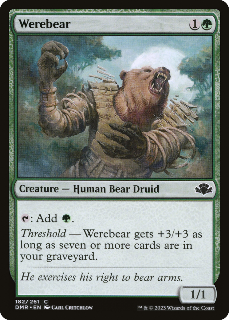 Werebear [Dominaria Remastered] | L.A. Mood Comics and Games