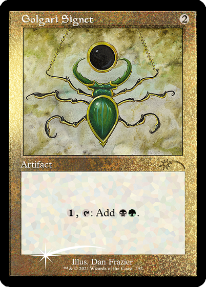 Golgari Signet (Retro) (Foil Etched) [Secret Lair Drop Series] | L.A. Mood Comics and Games