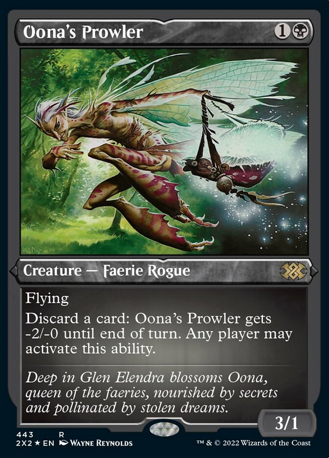 Oona's Prowler (Foil Etched) [Double Masters 2022] | L.A. Mood Comics and Games