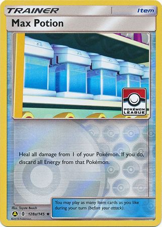 Max Potion (128a/145) (League Promo) [Sun & Moon: Guardians Rising] | L.A. Mood Comics and Games