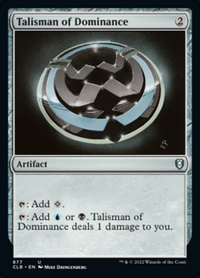 Talisman of Dominance [Commander Legends: Battle for Baldur's Gate] | L.A. Mood Comics and Games
