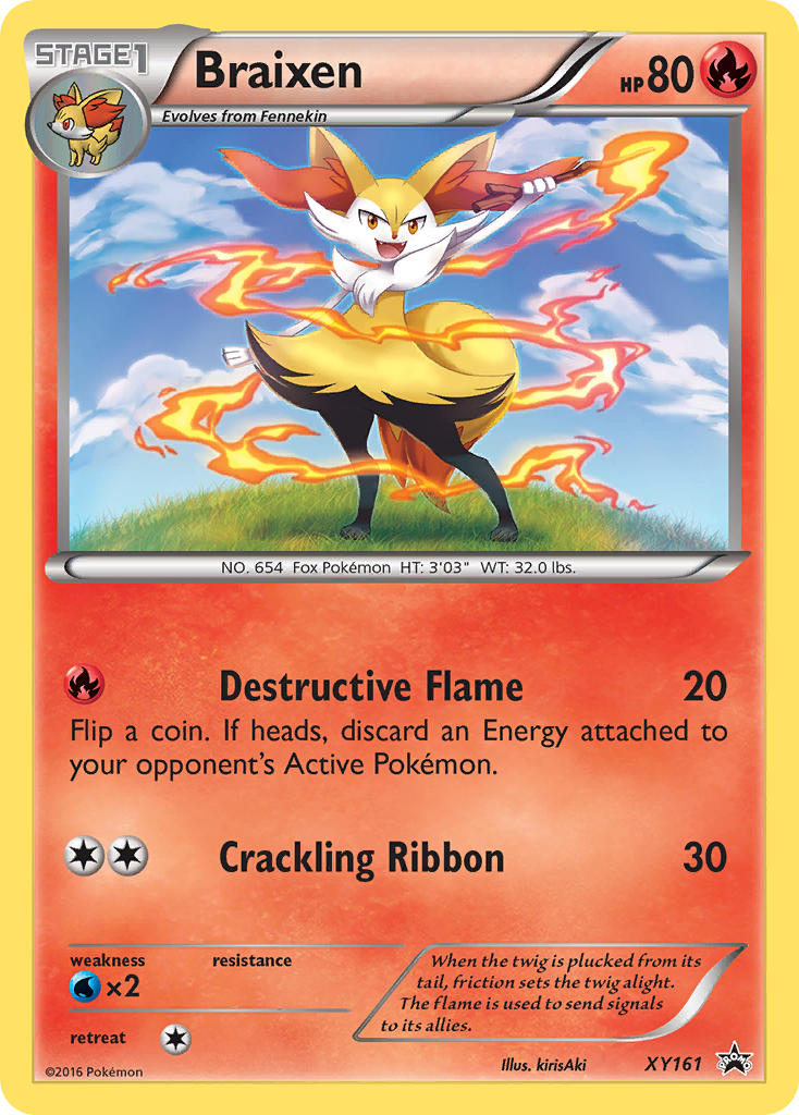 Braixen (XY161) [XY: Black Star Promos] | L.A. Mood Comics and Games