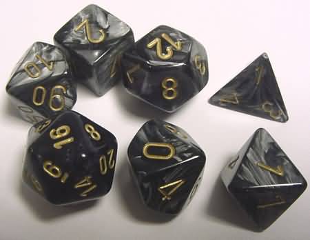 Chessex: Polyhedral Lustrous™Dice sets | L.A. Mood Comics and Games