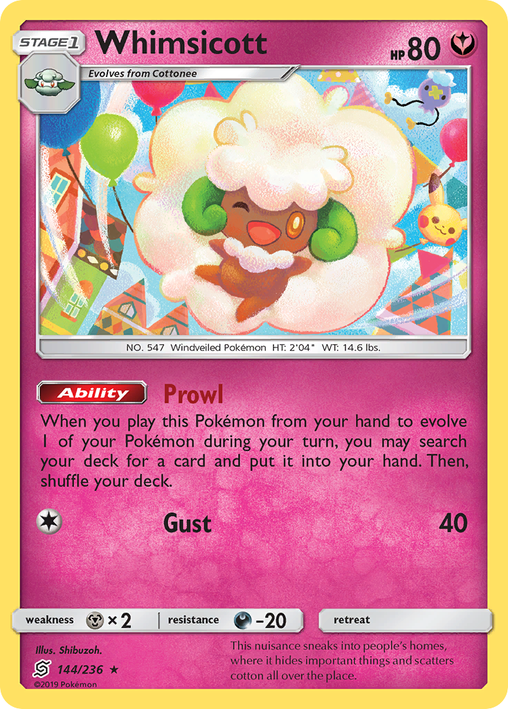 Whimsicott (144/236) [Sun & Moon: Unified Minds] | L.A. Mood Comics and Games