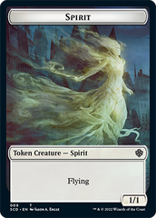 Bird // Spirit Double-Sided Token [Starter Commander Decks] | L.A. Mood Comics and Games