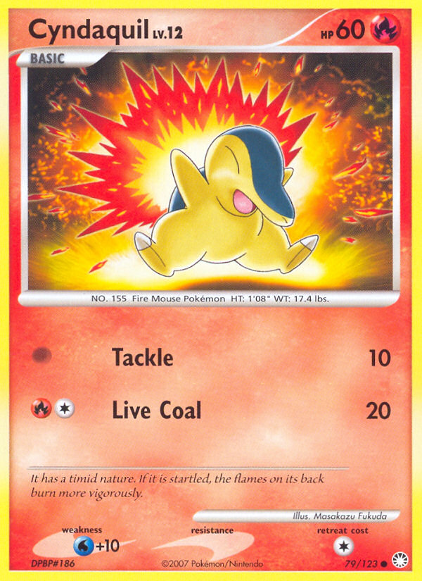 Cyndaquil (79/123) [Diamond & Pearl: Mysterious Treasures] | L.A. Mood Comics and Games