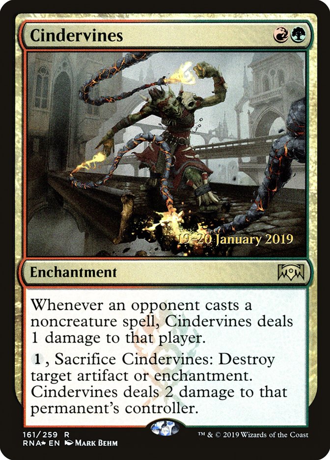 Cindervines [Ravnica Allegiance Prerelease Promos] | L.A. Mood Comics and Games