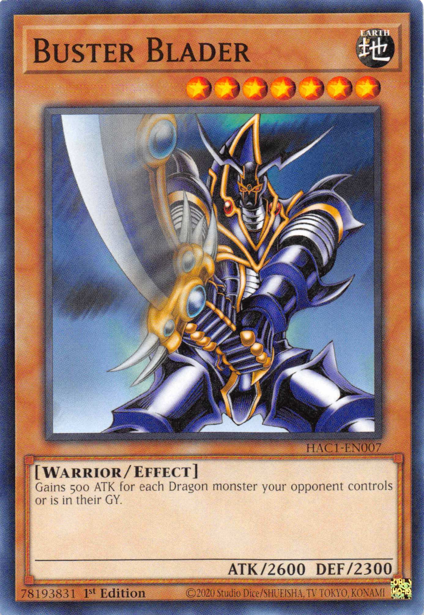 Buster Blader [HAC1-EN007] Common | L.A. Mood Comics and Games