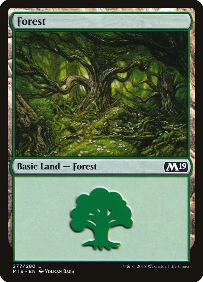 Forest (277) [Core Set 2019] | L.A. Mood Comics and Games