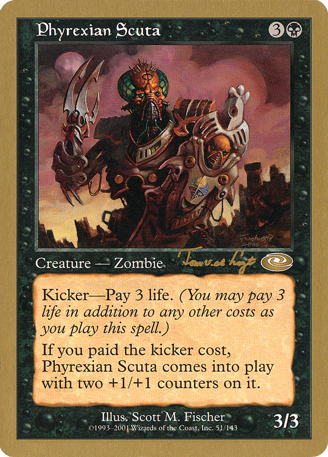 Phyrexian Scuta (Tom van de Logt) [World Championship Decks 2001] | L.A. Mood Comics and Games