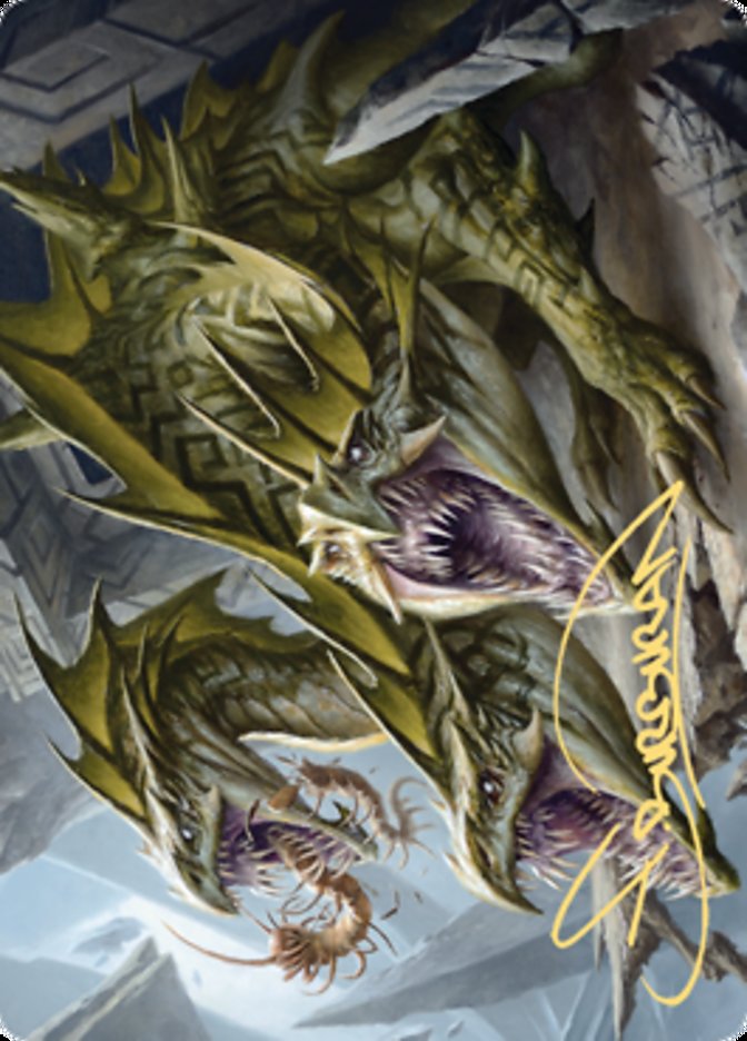 Grakmaw, Skyclave Ravager Art Card (Gold-Stamped Signature) [Zendikar Rising Art Series] | L.A. Mood Comics and Games