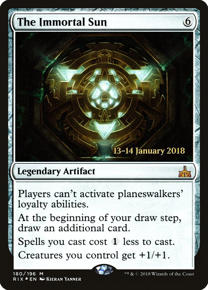 The Immortal Sun [Rivals of Ixalan Prerelease Promos] | L.A. Mood Comics and Games