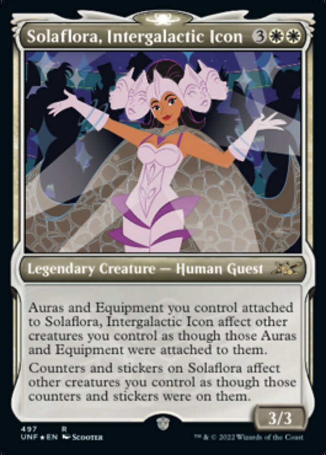 Solaflora, Intergalactic Icon (Showcase) (Galaxy Foil) [Unfinity] | L.A. Mood Comics and Games