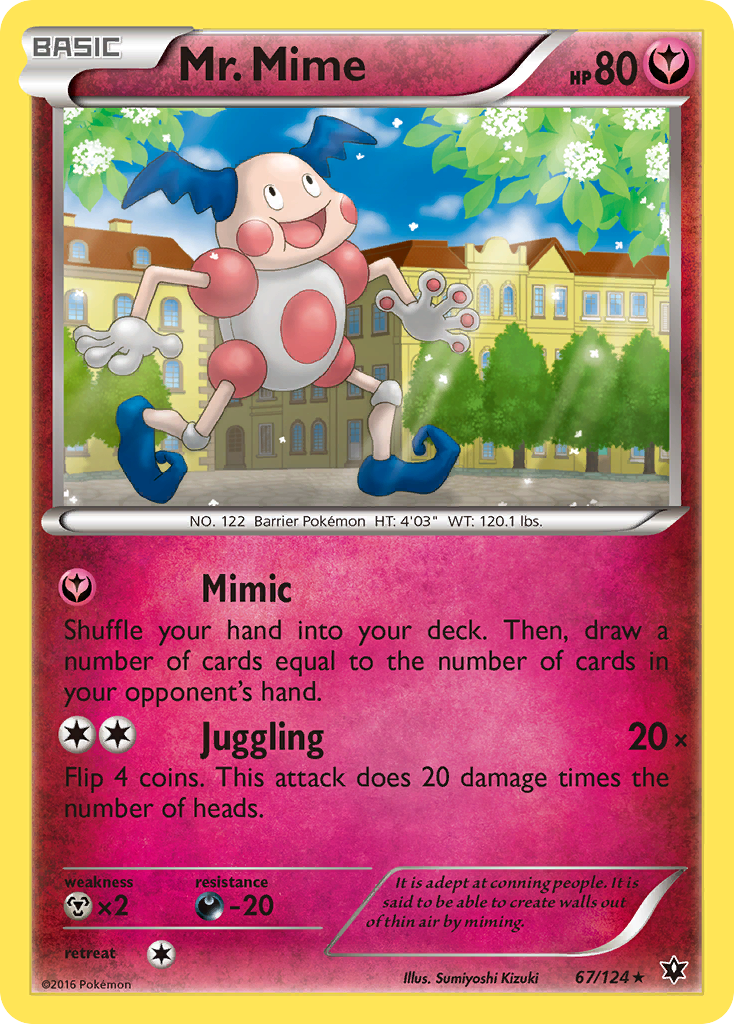 Mr. Mime (67/124) [XY: Fates Collide] | L.A. Mood Comics and Games