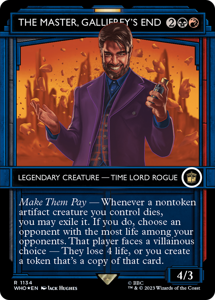 The Master, Gallifrey's End (Showcase) (Surge Foil) [Doctor Who] | L.A. Mood Comics and Games